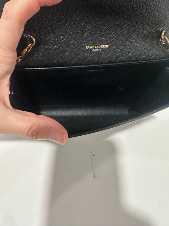 Authentic yves saint Laurent black uptown chain wallet. - Picture 13 of 15